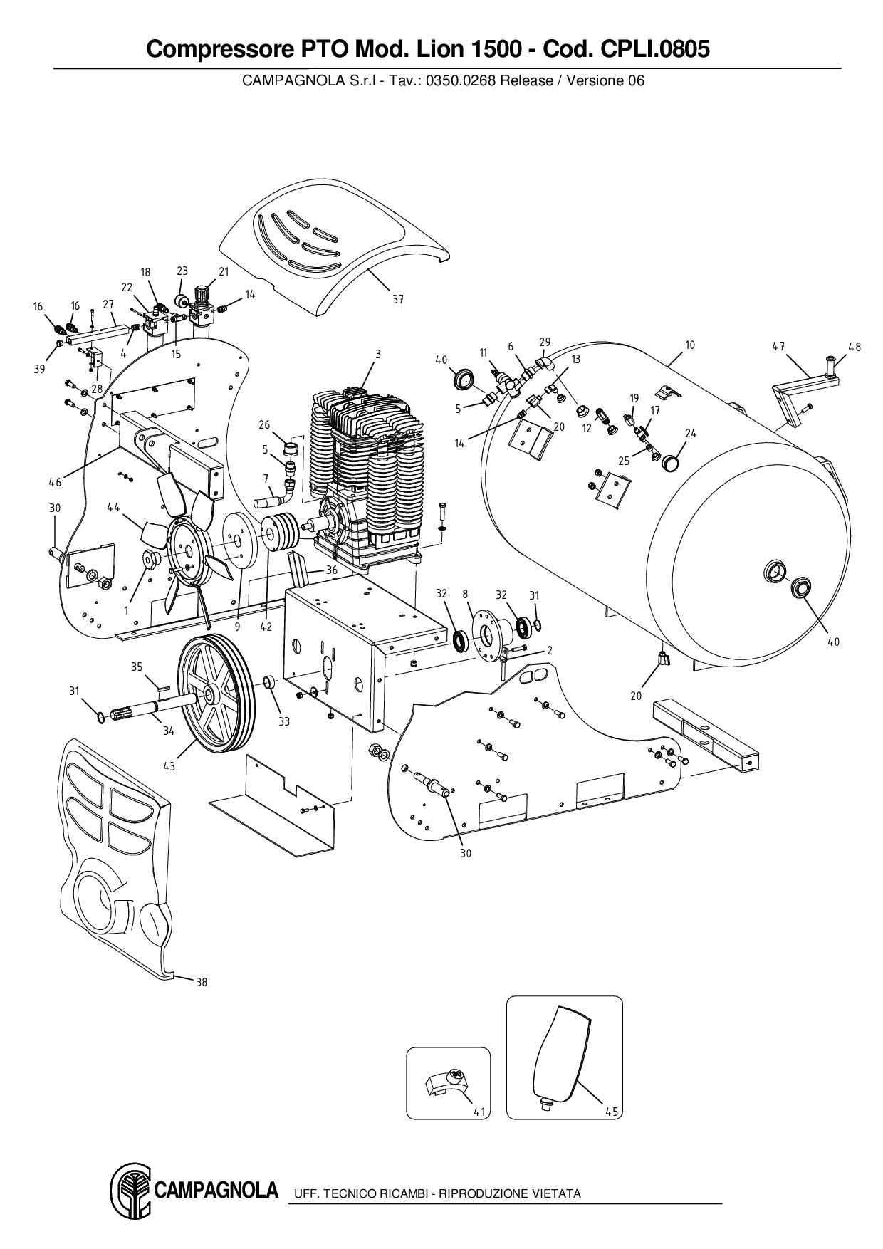 CPLI.0805_Compressore PTO Mod. Lion 1500